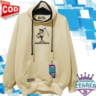 Hoodie pria distro aesthetic warna beige Jaket hoodie anime distro keren Sweater hodie distro aesthe