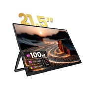 Zoomed-In 21.5 Inch 100Hz Portable Monitor for Laptop FHD 1080P Travel Monitor VESA External Monitor