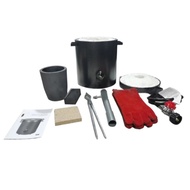 Melting Furnace Kit Graphite Crucible Furnace Small Metal Melting Furnace Smelting Precious Metals G