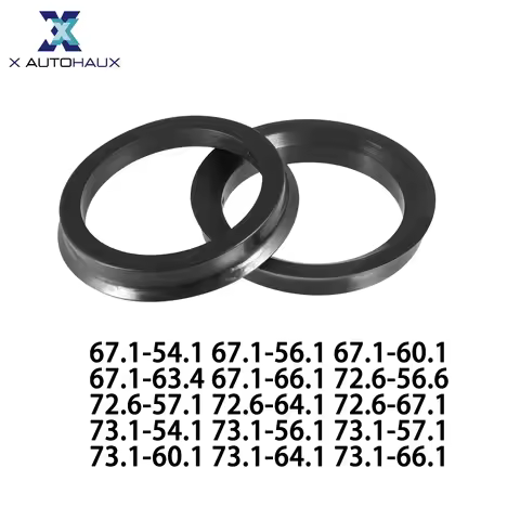 X Autohaux 2pcs Plastic Car Wheel Hub Centric Rings Wheel Bore Center 67.1-54.1 67.1-56.1 67.1-60.1 