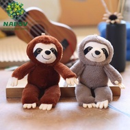 NAESV Sloth Small Pendant, Stuffed Animals Simulation Plush Sloth Keychain, Kids Toy Big Eyes Soft D