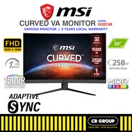 MSI Optix G32C4X - 32" Full HD Curved Gaming Monitor - 250Hz Refresh Rate - 1ms Response Time (3Yrs Local Warranty)