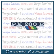 Tepong emblem badge PX200E spartan excel 200 arcobaleno original