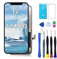 for iPhone 12/12 Pro Screen Replacement 6.1 inch LCD for A2172, A2402, A2404 A2403, A2341, A2406, A2
