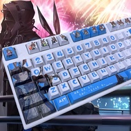 Amiya Keycaps Cherry Profile 128 Keys PBT Dye Sublimation Cool Creative Anime Arknights Keycaps Woot