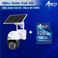 Ajiko SOLAR 20K กล้องวงจรปิดโซล่าเซลล์ใส่ซิม 4G / Wifi แบต 20,000mAH ไร้สาย ภายนอก กันน้ำ ดูผ่านมือถือ ออนไลน์ Solar Cell ไม่ต้องใช้ไฟฟ้า
