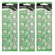 [SG] SUNCOM AG0 SR521SW LR521 379 Alkaline Button Battery (30 Pieces)