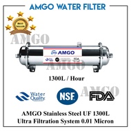AMGO UF1300L Ultra Filtration UF Membrane Water Filter Purifier Outdoor Kitchen Filter