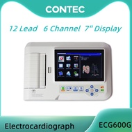 CONTEC 7" Touch Screen ECG600G EKG Machine Electrocardiograph 6 Channel ECG Monitor 1 year warranty