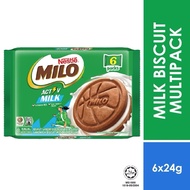 NESTLE MILO Milk Biscuit Multipack (6x24g) exp8/26