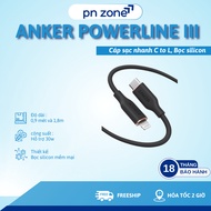 Anker PowerLine III Charging Cable A8662 C To L A8662 0.9m A8663 1.8m -