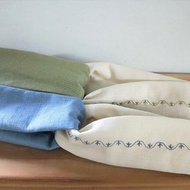 交叉髮帶細版-嫩芽(獨家電繡)