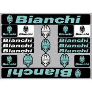 Bianchi-5 Bianchi-5 Bianchi Frame Stickers Mountain Bike Color Change Stickers Road Bike Upgrade Mod