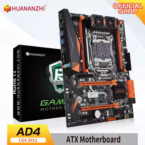 HUANANZHI X99 AD4 LGA 2011-3 XEON X99 Motherboard supports Intel E5 2640 2666 2670 2678 2696 V3 V4 D