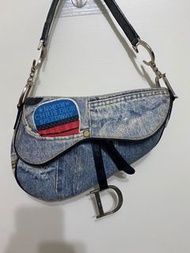 Dior saddle vintage 牛仔 馬鞍包