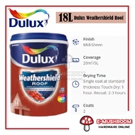 18L Dulux Weathershield Roof Paint ICI Roofshield Reflect Heat Cat Atap Genting Cat Rumah( Cat Bumbung)