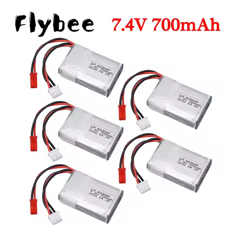 7.4V 700mah aircraft model battery 7.4V For X600 F46 X601H jinxingda jxd391 RC Drone helicopter Lipo