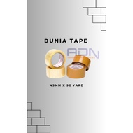 Brown Clear Duct Tape 2 inch x 90 yards (45mm x 90 yards) equivalent to daimaru