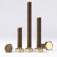 Copper Screw Copper External Hexagon Bolt Copper External Hexagon Screw Brass Hexagon Head Screw M3M