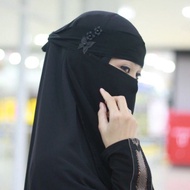 Niqab Bandana Niqab Veil Niqab Yemen Veil Bandana Niqob Viral Niqob Flower Butterfly