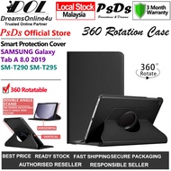 PsDs SAMSUNG Galaxy Tab A 8.0 2019 SM-T290 SM-T295 360 Degree Rotation Leather Case Cover