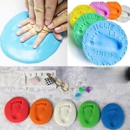 Baby Hand and Footprint Mud 3D Care Air Dry Slime Imprint Kit