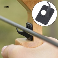 Richu* Pe Material Arrow Rest Portable Arrow Rest Self-adhesive Black Arrow Rest for Recurve Bow Hunting and Targeting Accessory 2pcs