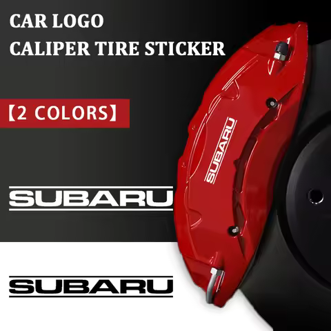 6Pcs Car Brake Caliper Wheel Decals Brake Sticker For Subaru STI Levorg Forester WRX XV Outback Cros