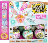 [預訂2508] MGA Miniverse - Make It Mini Food Cafe Series 2B (24 pcs) 迷你宇宙：咖啡廳（24個）