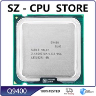 Core 2 Quad Q9400 2.6 GHz ใช้โปรเซสเซอร์ Quad-Core Quad-Thread CPU 6M 95W LGA 775
