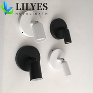 LILYES E27 Wall Lamp Base, Vintage E27/E14 Chandelier Base, Modern Adjusted Direction White Black Me