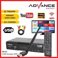 Advance STP-A01 Set Top Box TV Digital Receiver -STB free dongle 20OK