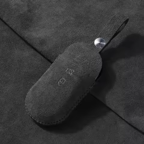 Suede Leather Car Key Case Cover for Mercedes-Benz C S GLC EQE EQS Class W223 X254 V297 V295 W206 S2