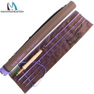 Maximumcatch Unic Fiberglass 3/4/5wt Fly Rod 7/8/8.6ft Fast Action Carbon Glass with Extra Hard Tube