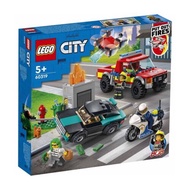 [ Ms.M ] 60319 LEGO City Fire Rescue & Police Chase (Box Minor Dented)