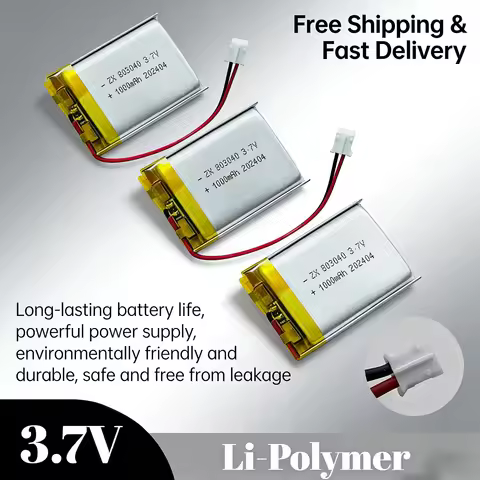 803040 3.7V 1000mAh Lipo Battery for PS4 Game Controller DualShock 4 Wireless Gamepad Replacement Li