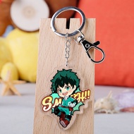 Anime Merchandise My Hero Academia Acrylic Keychain Midoriya Izuku Bakugo Katsuki Transparent Pendant