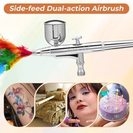 Nasedal Side Feed Dual-action Airbrush 0.3mm 7cc Removable Paint Cup Airbrush Model Painting Tool Ca