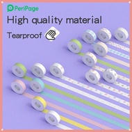 【Premium】 Peripage Label Tape For L1/l1 Plus Printer Tape Pattern White Transparent Sticker Sticky Paper Item Folder Tag