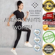 WOMEN AULORa PANTS with Kodenshi BLACK color 100% BE Aulor@ Pant Legging Sihat Slim Perempuan