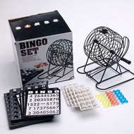 Đồ chơi LOTO BINGO Lồng sắt 48 tờ 90 số