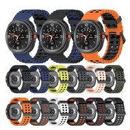 Two-Tone Sports Silicone Strap Samsung Galaxy Watch 8 40 44mm Marine Band Bracelet Galaxy Watch8 Cla