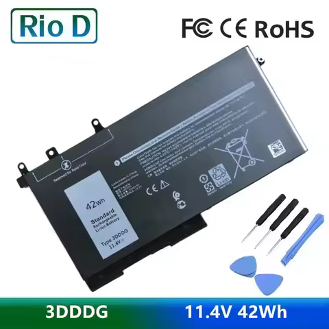 3DDDG 11.4V 42WH Laptop Battery For Dell Latitude E5280 E5480 5288 5580 5490 5491 5591 5495 080JT9 0