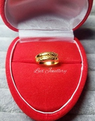 Cincin wanita emas muda + cincin emas muda + cincin emas 1 gram + cincin emas