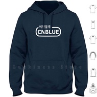 Awesome Kpop Rock Band Cnblue In Hangeul Korean Hoodie Long Sleeve Keep Calm And Listen To Kpop Cnbl