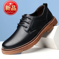 KY/🏅Angbing Oxford Tendon Bottom Genuine Leather Men's Shoes Luxury Kangaroo King Men's Genuine Leather Casual Wearproof