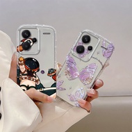 Capa Cream Fashion Transparent Phone Case for Xiaomi Redmi Note 12 13 Pro Plus 4G 5G Note13 5G Note13proplus 5G