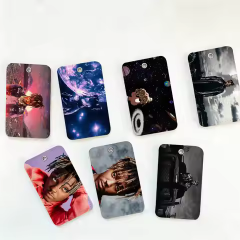 Hip-Hop J-Juice W-WRLD Badge Holder Keychain For Bank Business Work Card Holder Student Card Protect