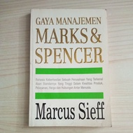 MARKS AND SPENCER MANAGEMENT STYLE BOOK BY MARCUS SIEFF