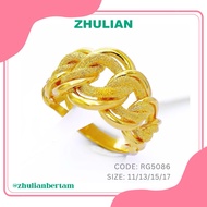 ZHULIAN Gold Plated Rings RG5086 Cincin Coco Zhulian